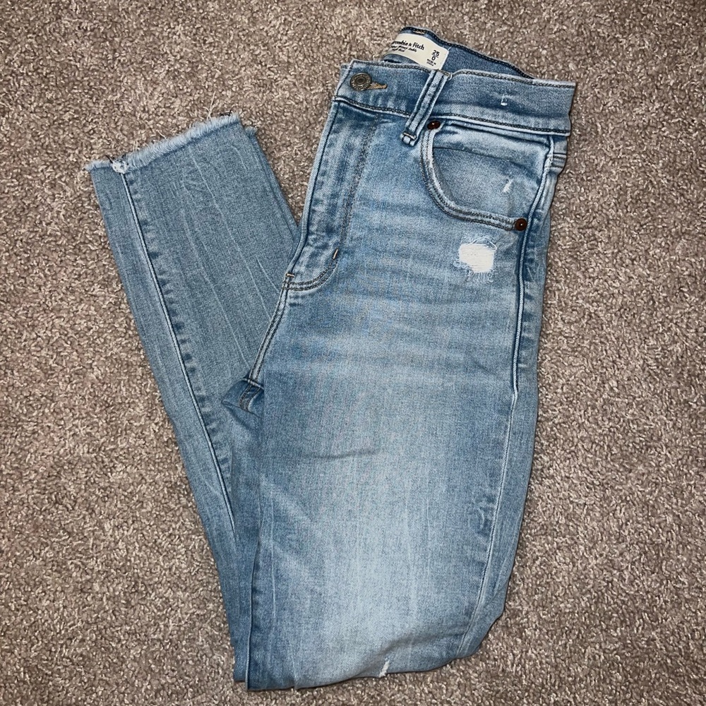 Abercrombie & Fitch Light Blue Skinny Jeans